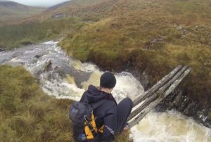 Courses have their own hazards and you decide what you can handle: we opted to find a safer crossing point!