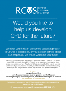 RCVS CPD Postcard