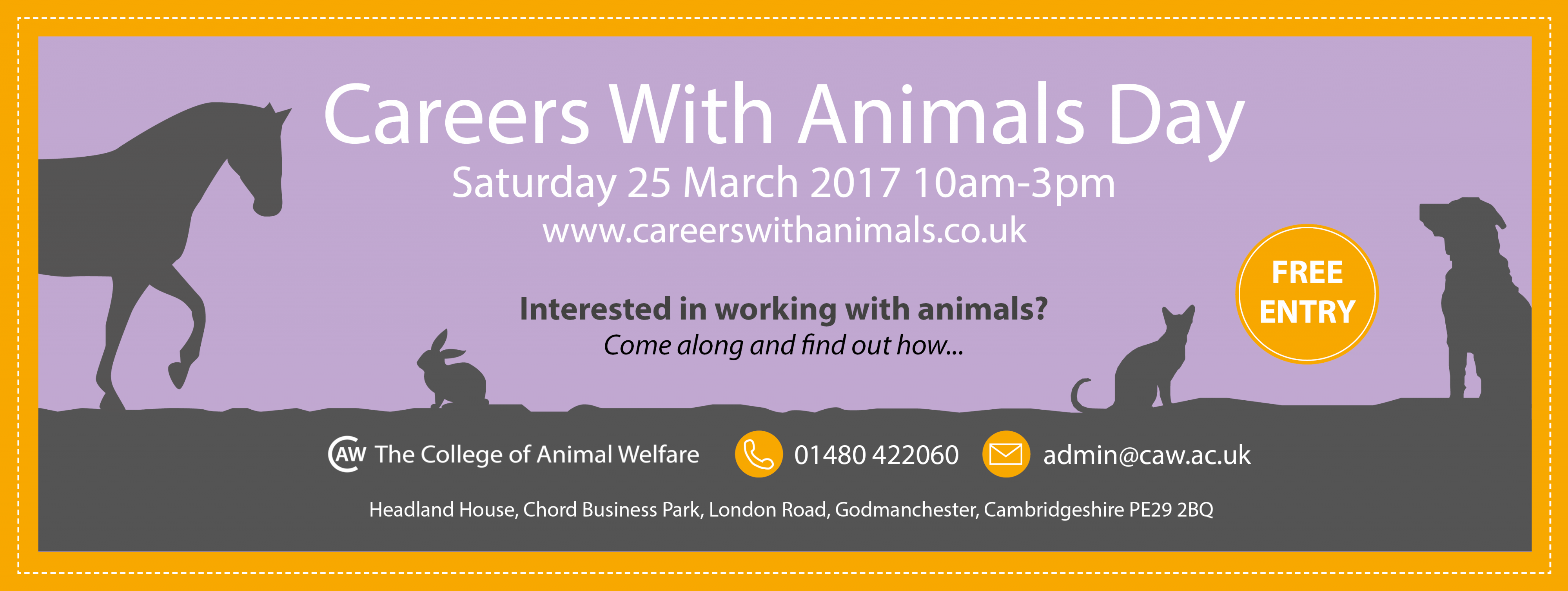 Always wanted to work with animals? Come and find out how! - CAW Blog